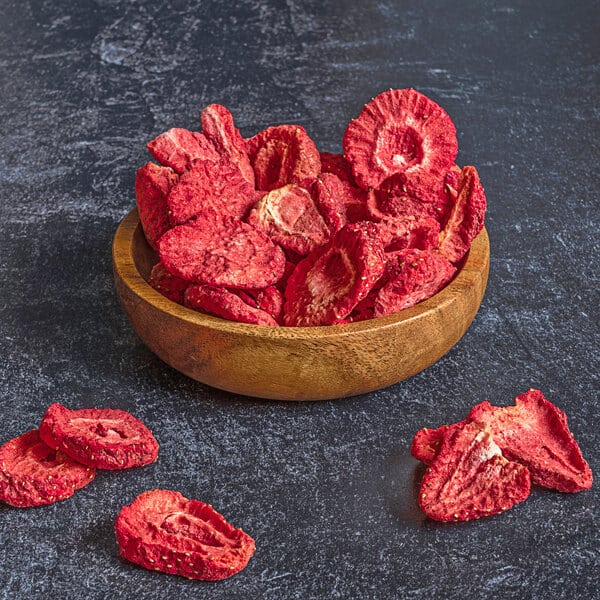 Freeze-dried strawberries
